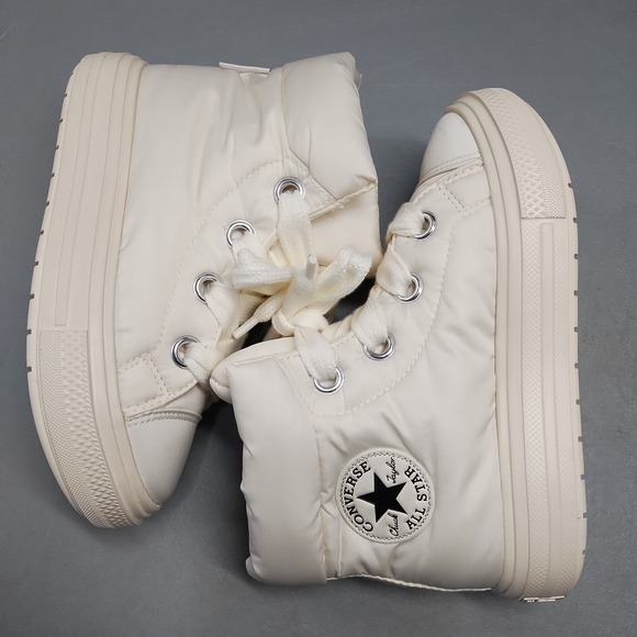 Converse Chuck Taylor All Star High Top Elements Boots Womens US 7 White A17642C - Picture 3 of 9
